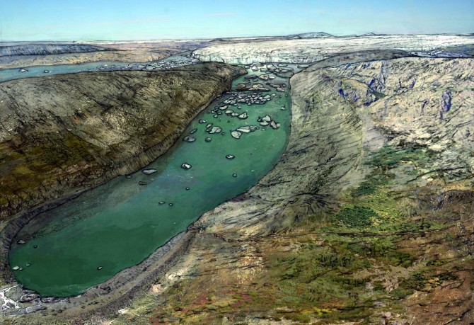 Der Gletschersee im Wehntal vor 180 000 Jahren